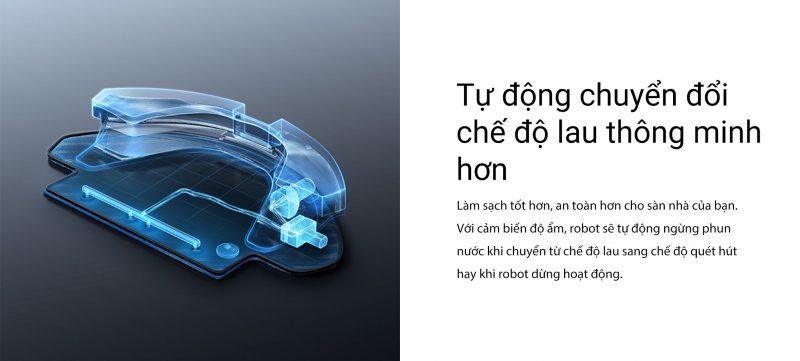 Tự động chuyển đổi chế độ lau.