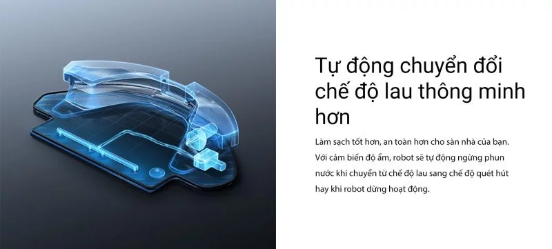 Tự động chuyển đổi chế độ lau.