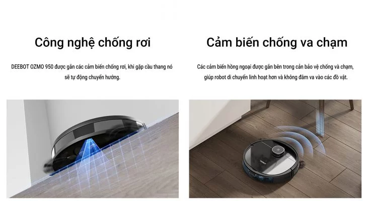 Chống rơi và chống va chạm.