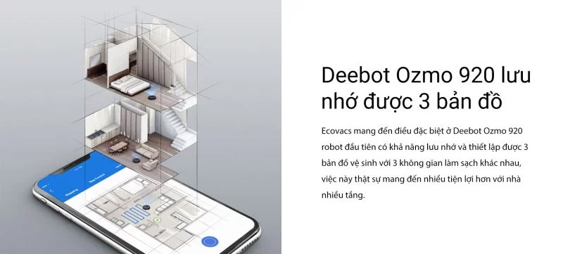 Lưu trữ đến 3 bản đồ.