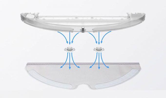 Roborock Gen 2 với cơ chế làm sạch 2 trong 1.