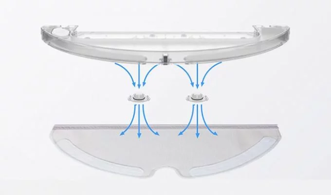 Roborock Gen 2 với cơ chế làm sạch 2 trong 1.
