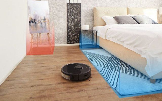 Roborock S5 Max với hệ thống điều hướng thông minh.