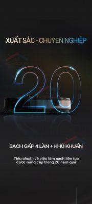 OZMO T9 AIVI PLUS sạch hơn gấp 4 lần.