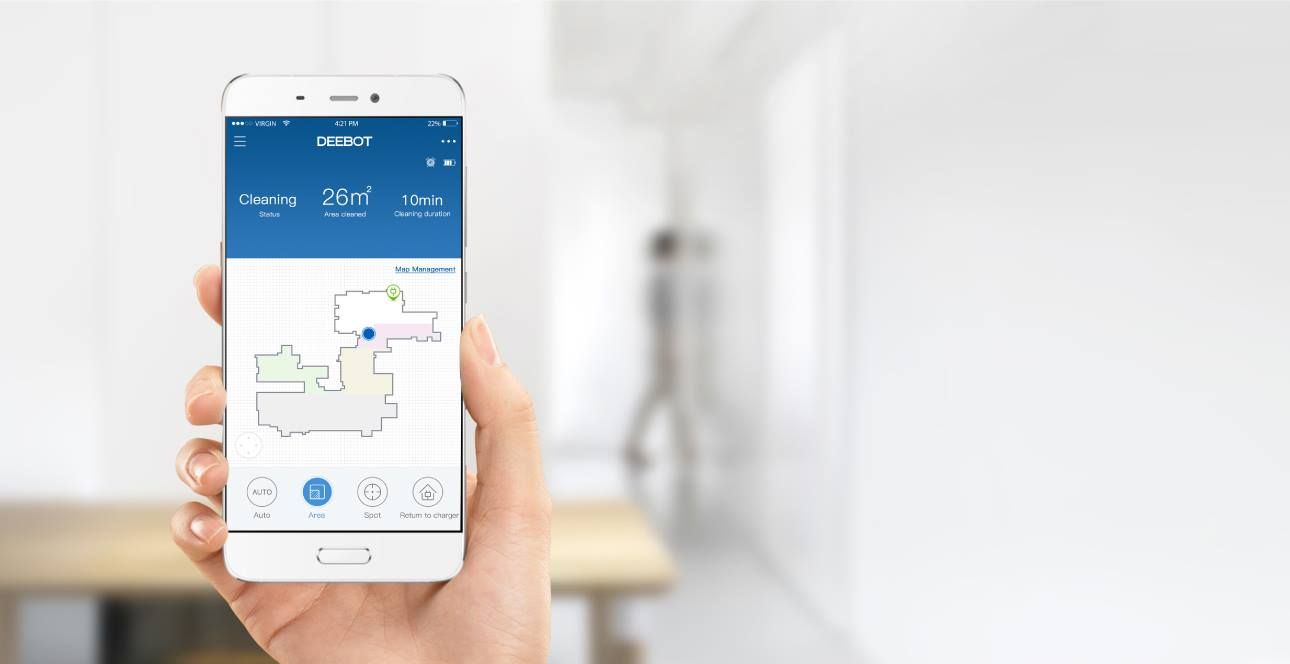 Kết nối và điều khiển DEEBOT DT85G qua smart phone.