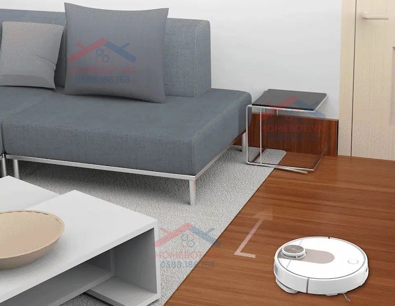 XIAOMI VIOMI SE di chuyển linh hoạt, động cơ êm ái.