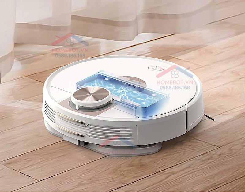 XIAOMI VIOMI SE thiết kế khay nước và bụi tích hợp với nhau.