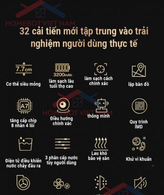 DEEBOT N5S GO với nhiều cải tiến mới.