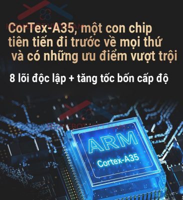 DEEBOT N5S GO trang bị chip Cortex-A35.