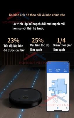 Theo dõi DEEBOT N5S GO qua app.