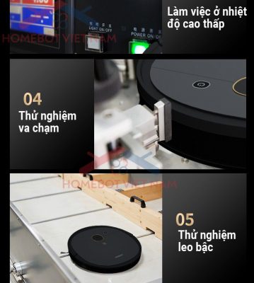 DEEBOT N5S GO làm việc ở mức độ cao.