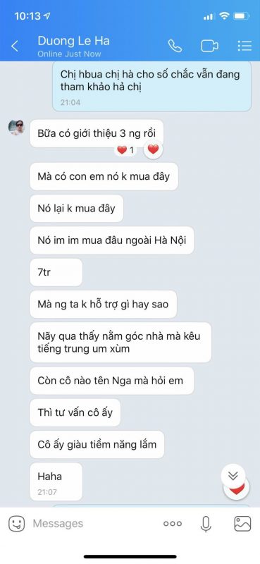 khachhangnhanxet_chị Hà