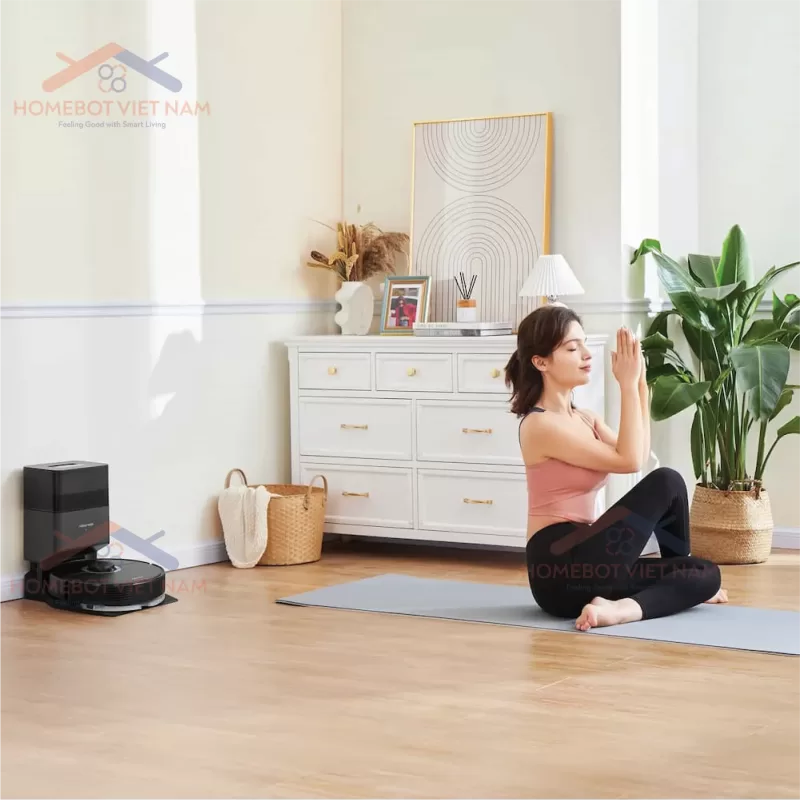 ROBOROCK Q7 MAX PLUS tối ưu việc dọn dẹp với khả nặng tự gom rác.