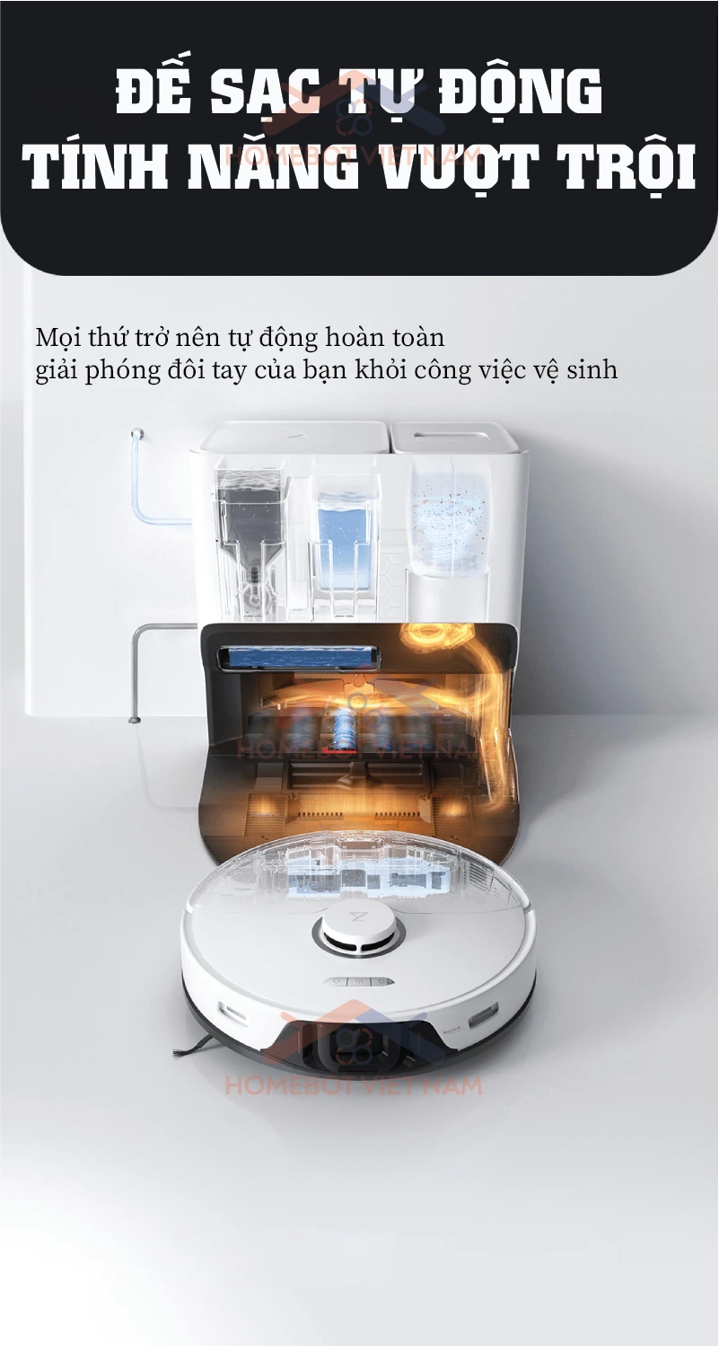 ROBOROCK S8 PRO ULTRA Sở hữu Trạm Làm Sạch vượt trội về công nghệ.