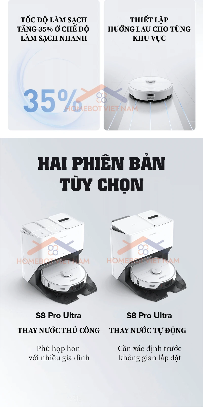 Sở hữu hai phiên bản tự chọn.