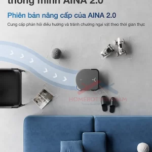 Công nghệ điều hướng tiên tiến AINA của Ecovacs Deebot X5 Pro Omni
