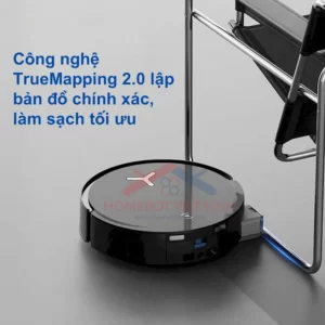 Công nghệ TrueMapping 2.0 giúp Ecovacs Deebot X8 Pro Omni xác định bản đồ nhanh chóng