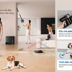 Làm sạch mọi vị trí với máy hút bụi cầm tay T30s Combo