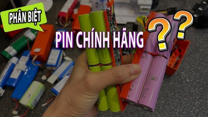 Phân biệt các dòng pin robot hút bụi