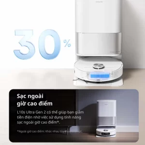 Sạc nhanh hơn 30% so với các thế hệ Dreame trước đây