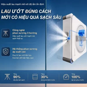 Robot lau kính Ecovacs Winbot W2S Omni
