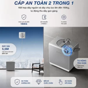 Robot lau kính Ecovacs Winbot W2S Omni